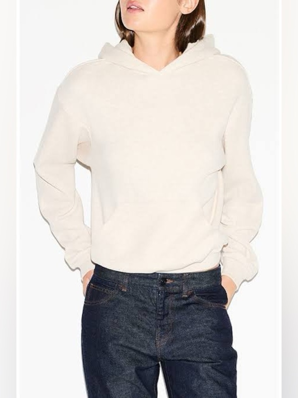 NWT Skims - Cotton Fleece Blend Classic Hoodie - Medium - Oatmeal Heather